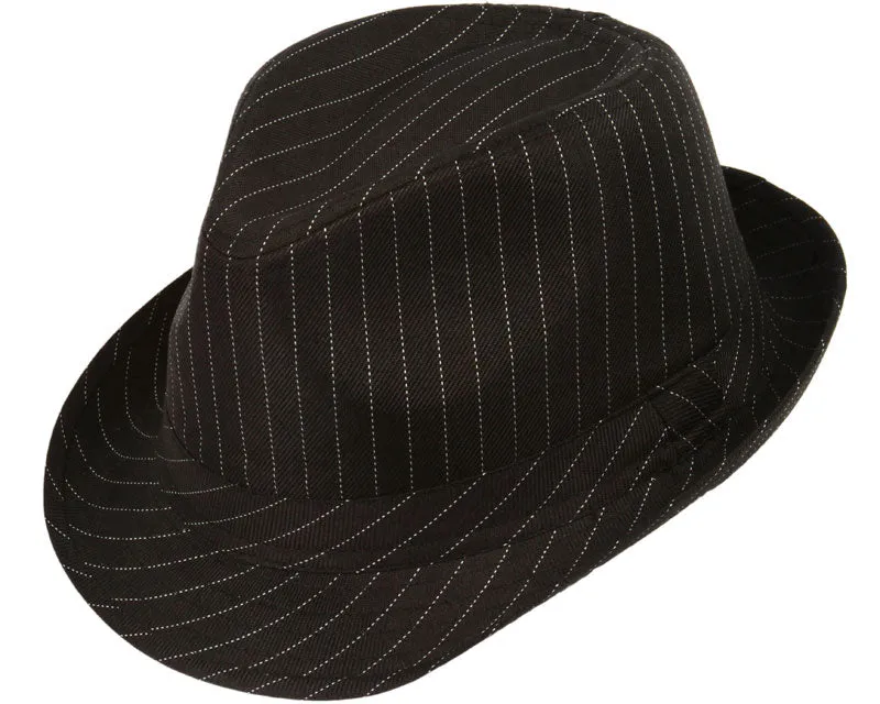 New Yorker Pinstripe Fedora