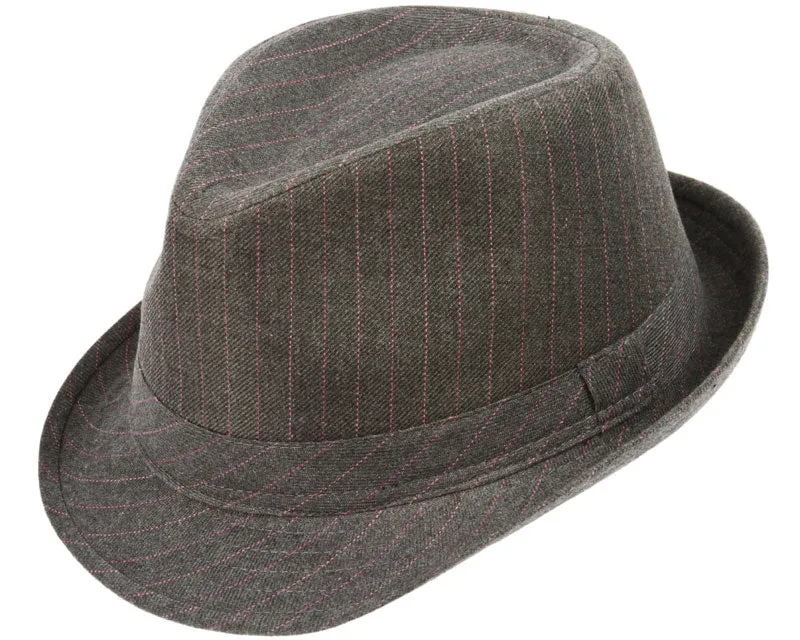 New Yorker Pinstripe Fedora