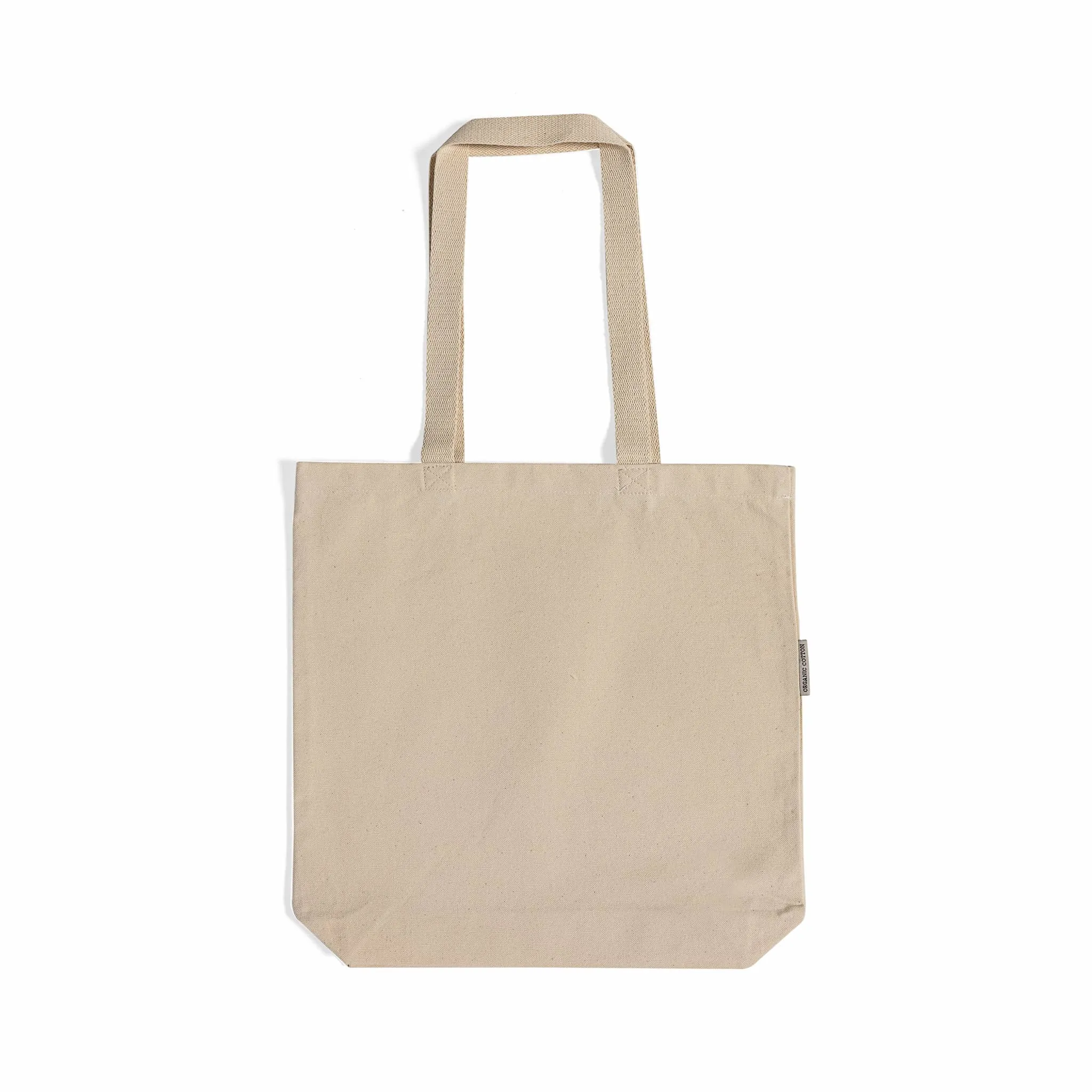 Organic Cotton Canvas Grocery Tote Bags W/Gusset - OR210