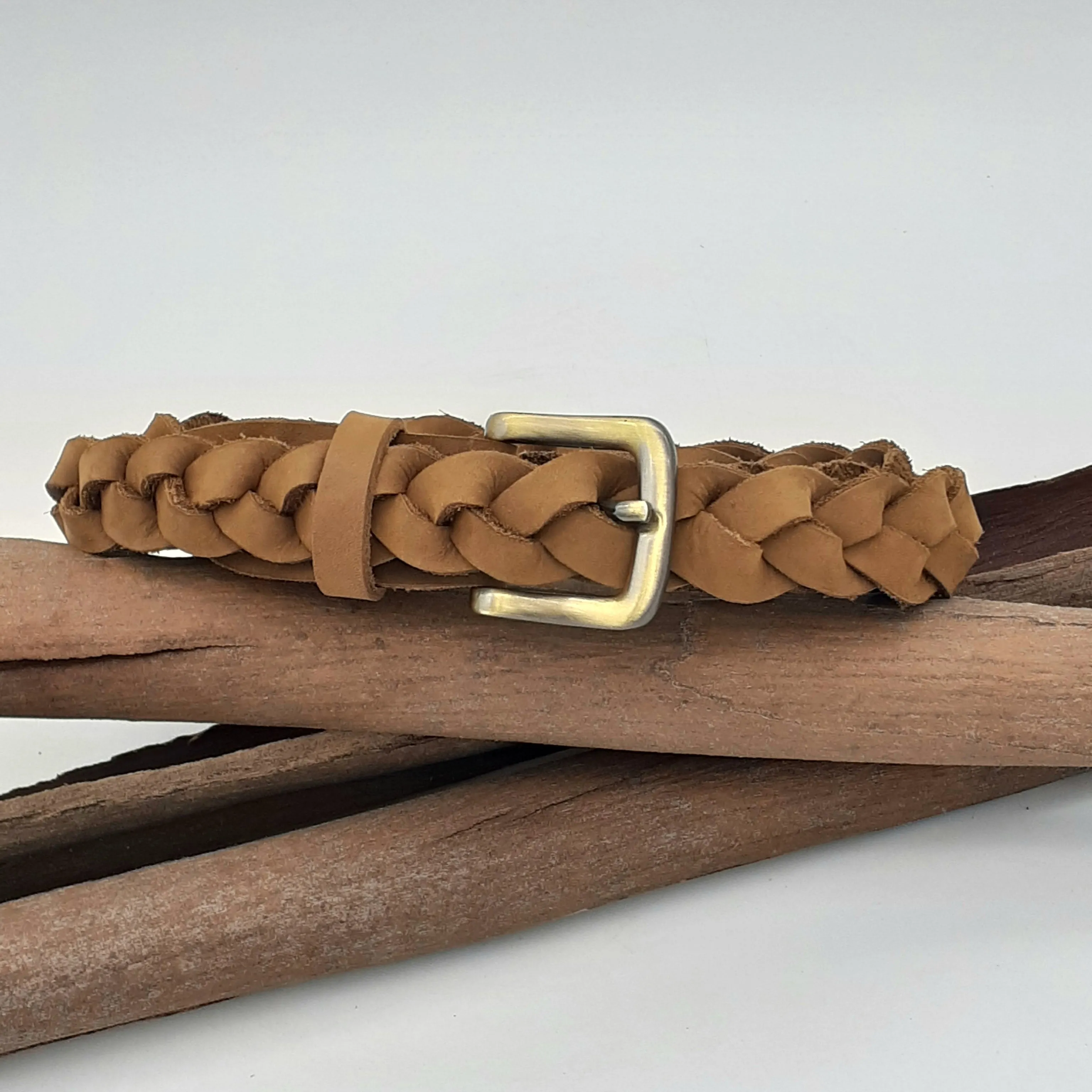 Plaited Leather Belt