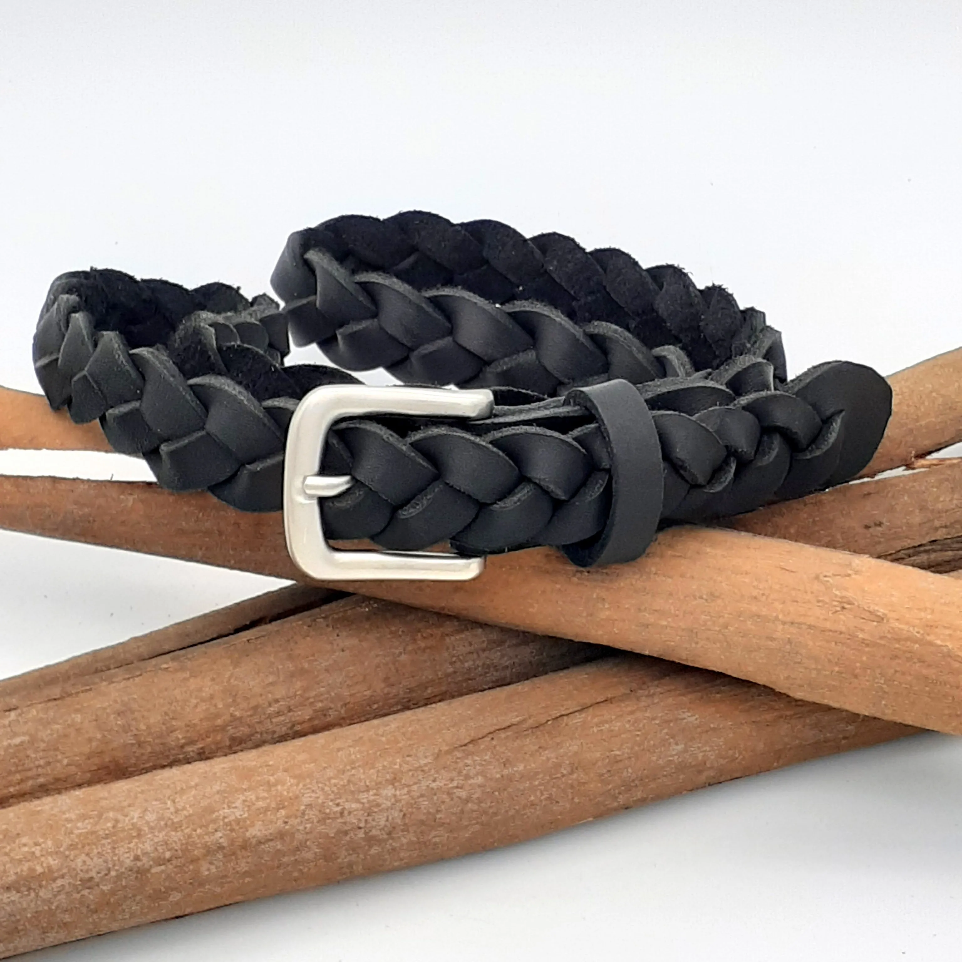 Plaited Leather Belt