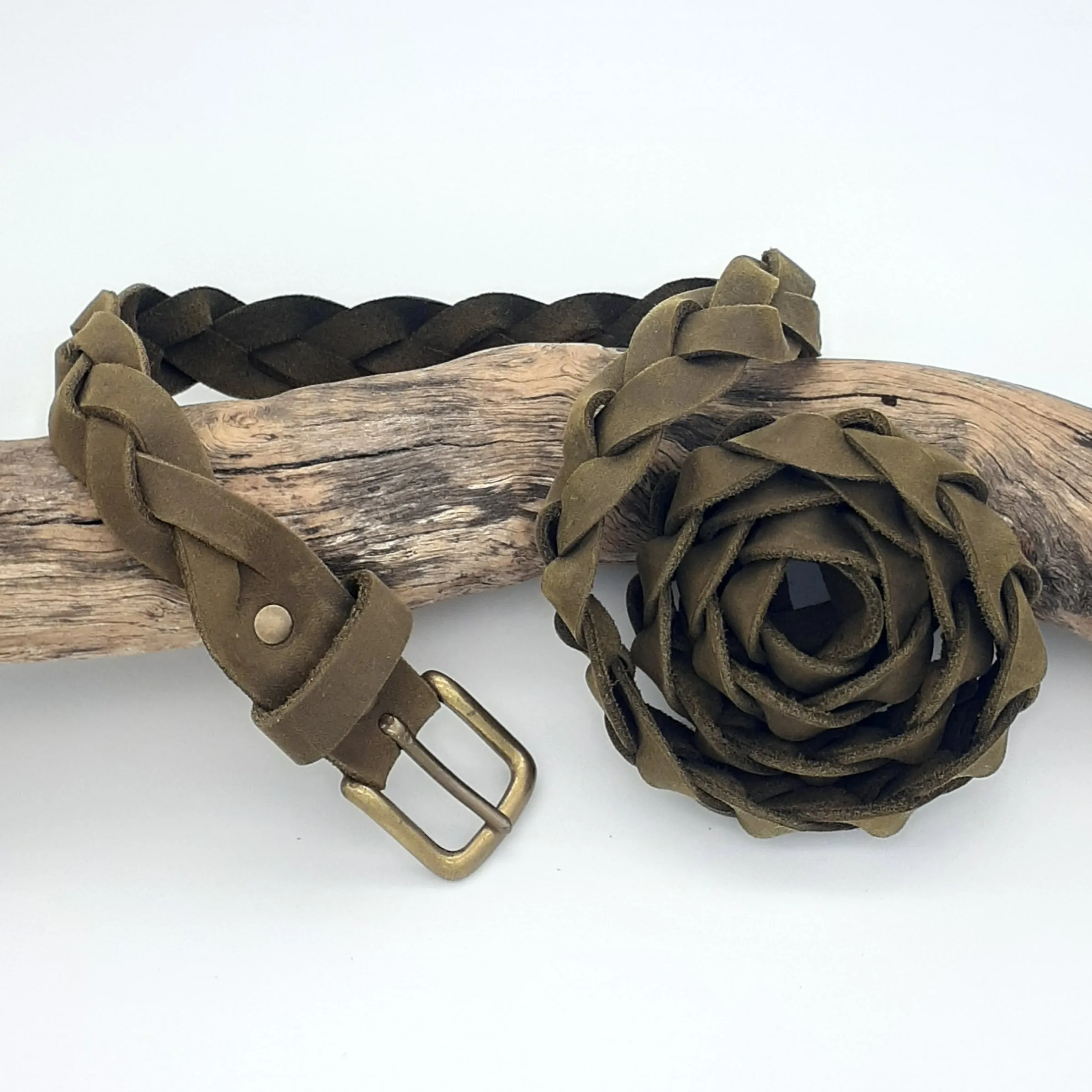 Plaited Leather Belt