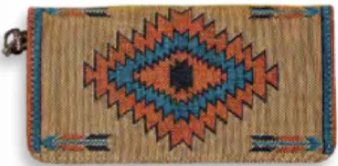 "Diamond Arrow" Woven Ladies' Wallet