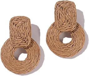 Raffia Statement Earrings