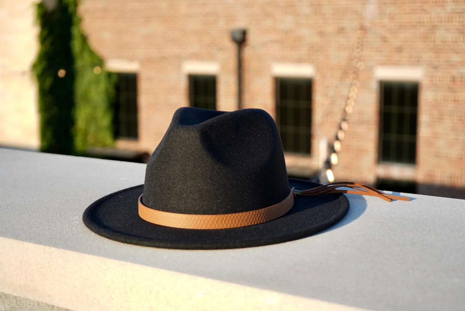 Rivet Fedora - Black