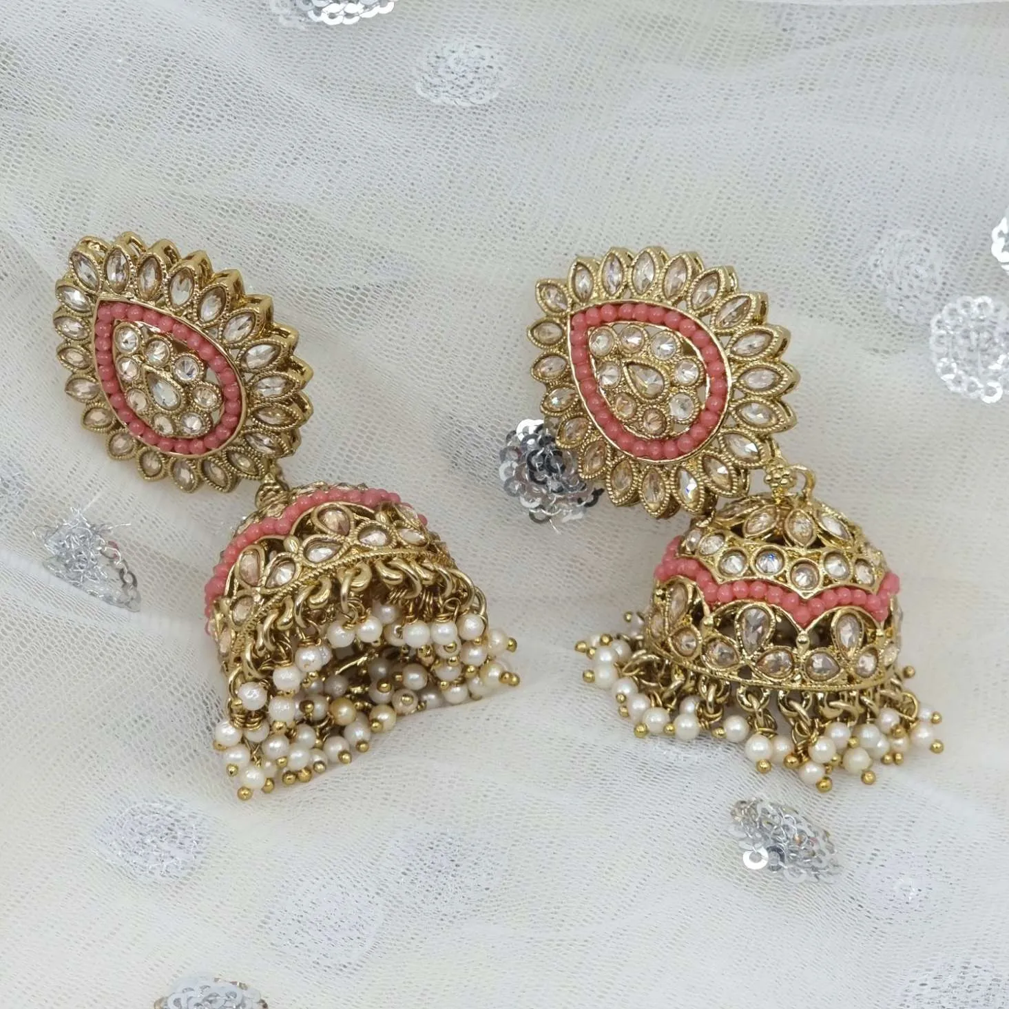 Rubab Statement Jhumki Earrings