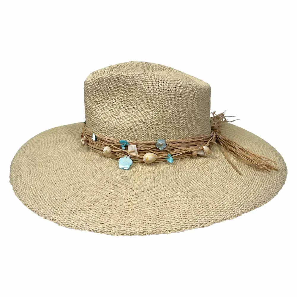 Saint Martin - Large Brim Paper Braid Fedora