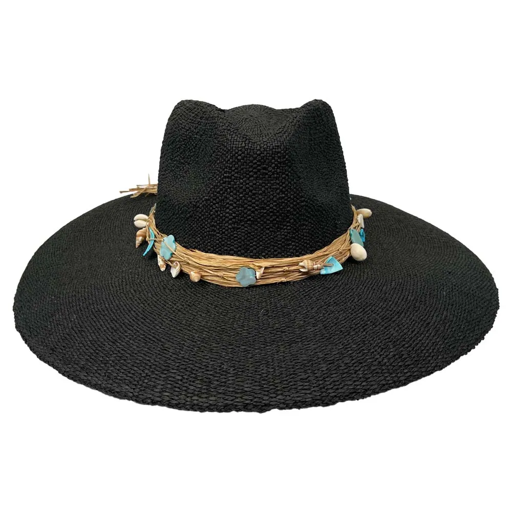 Saint Martin - Large Brim Paper Braid Fedora