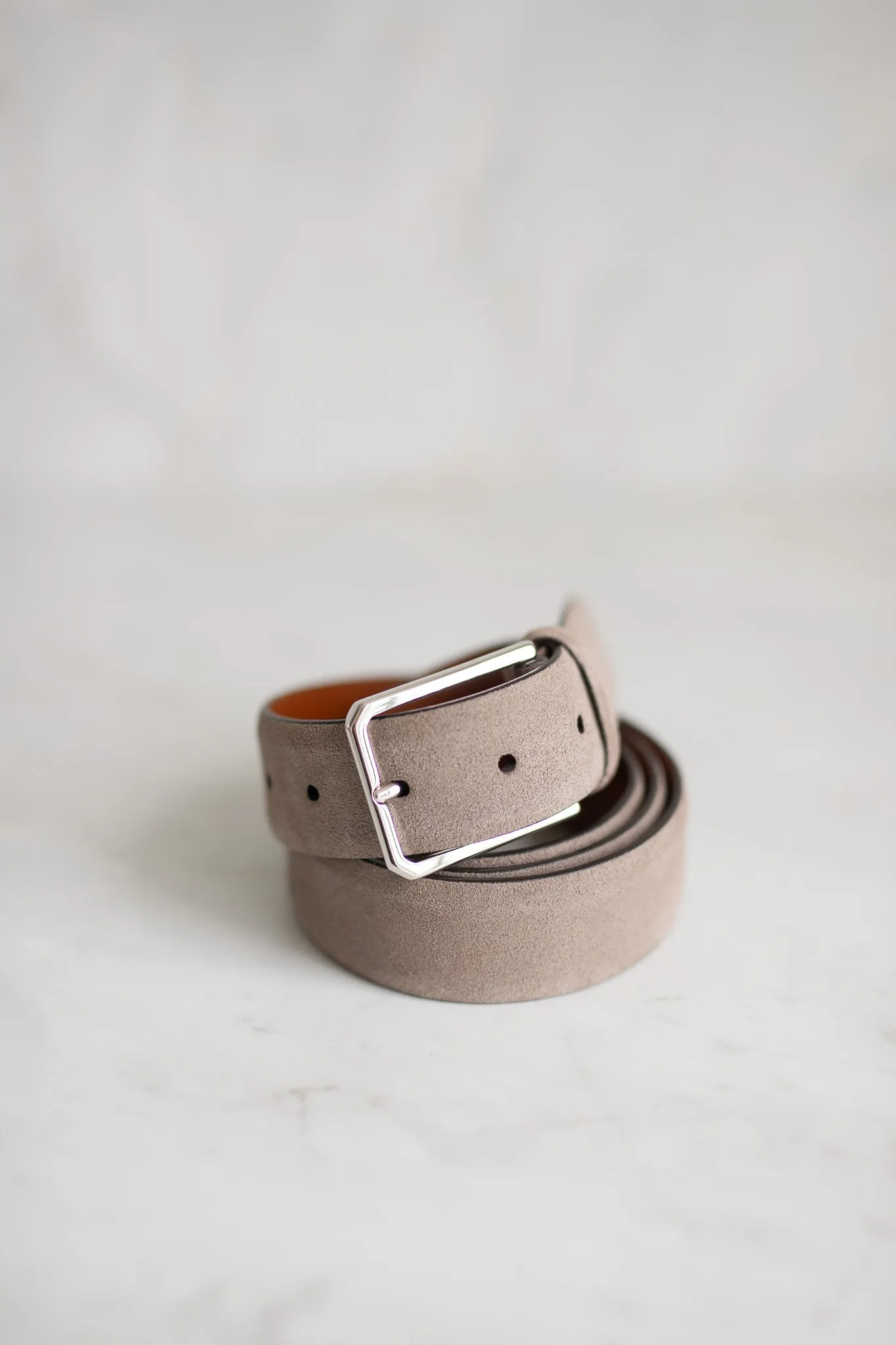 SANTONI BELTS LEATHER