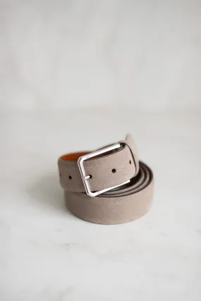 SANTONI BELTS LEATHER