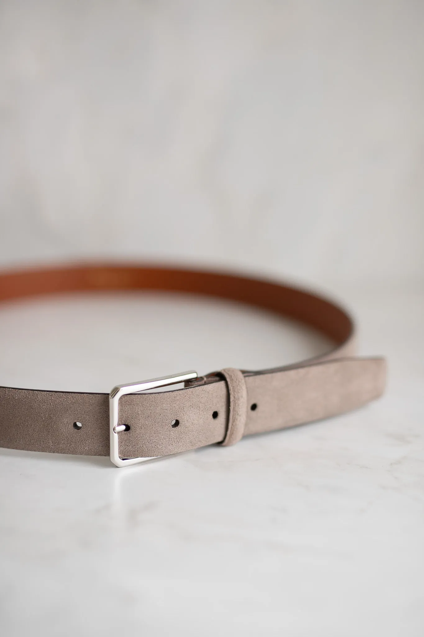 SANTONI BELTS LEATHER