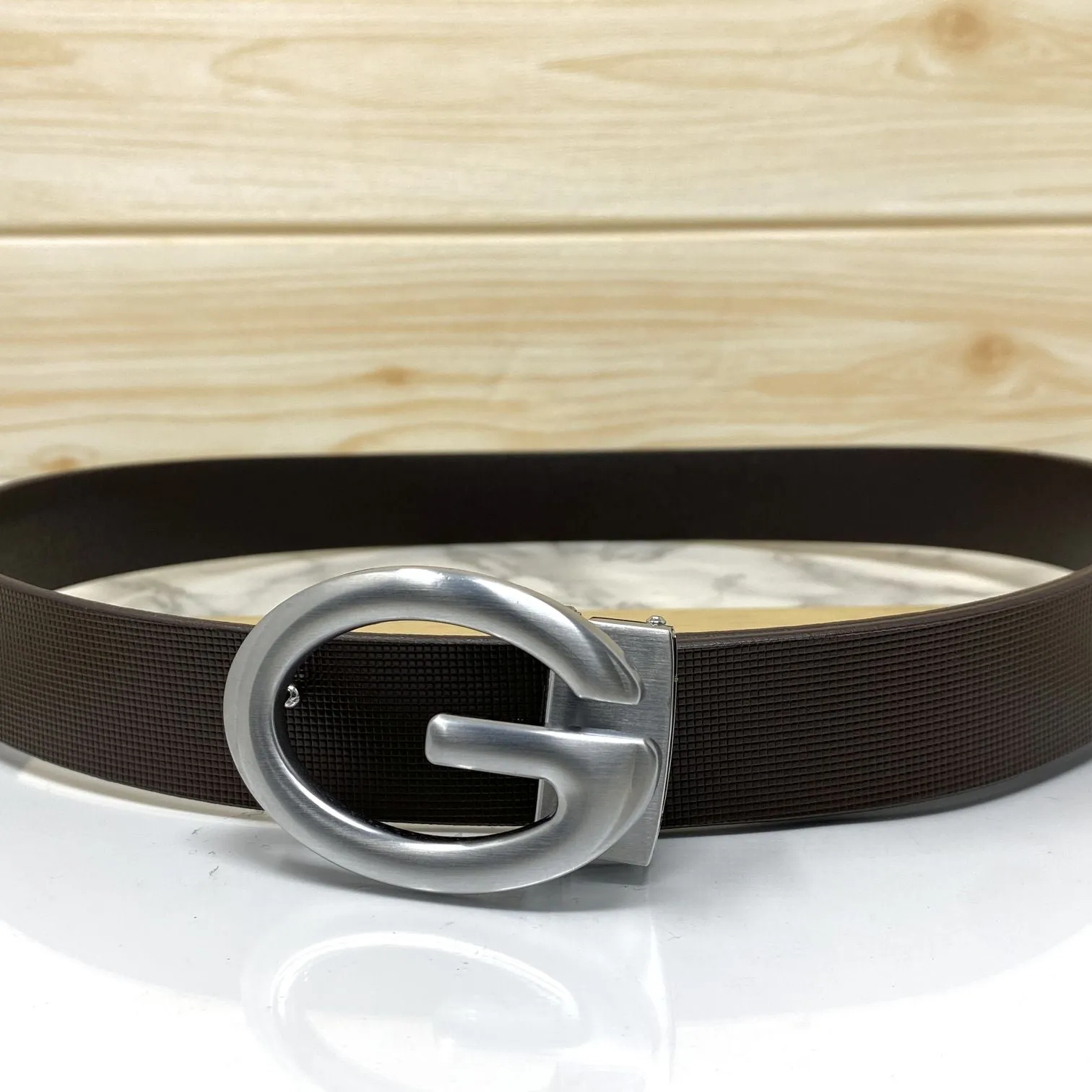 Simple G-Design Formal and Leather Strap Belt-JonasParamount