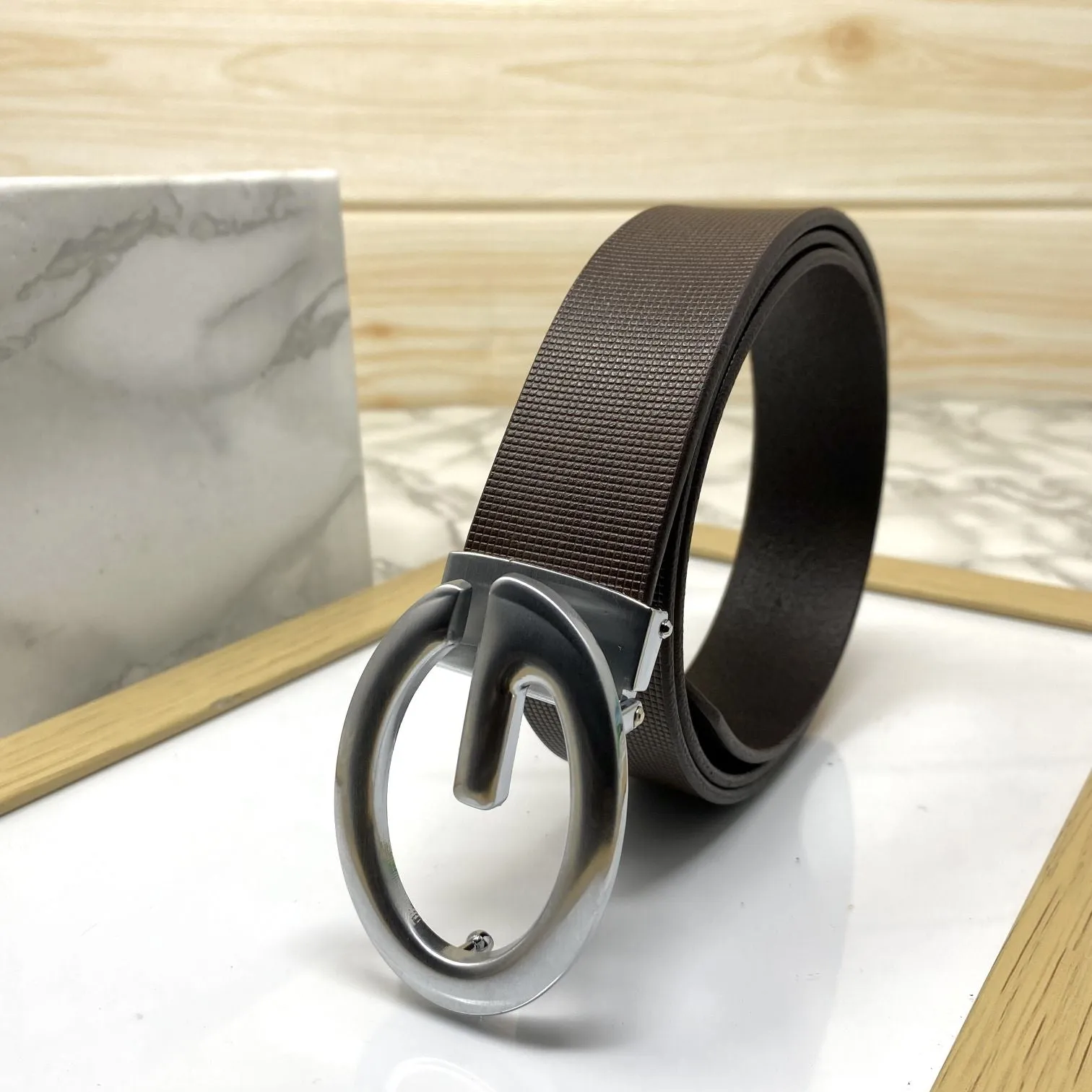 Simple G-Design Formal and Leather Strap Belt-JonasParamount