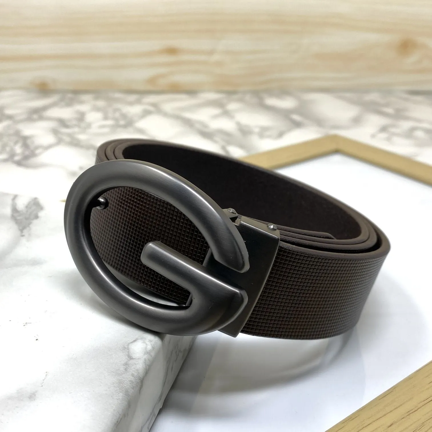 Simple G-Design Formal and Leather Strap Belt-JonasParamount