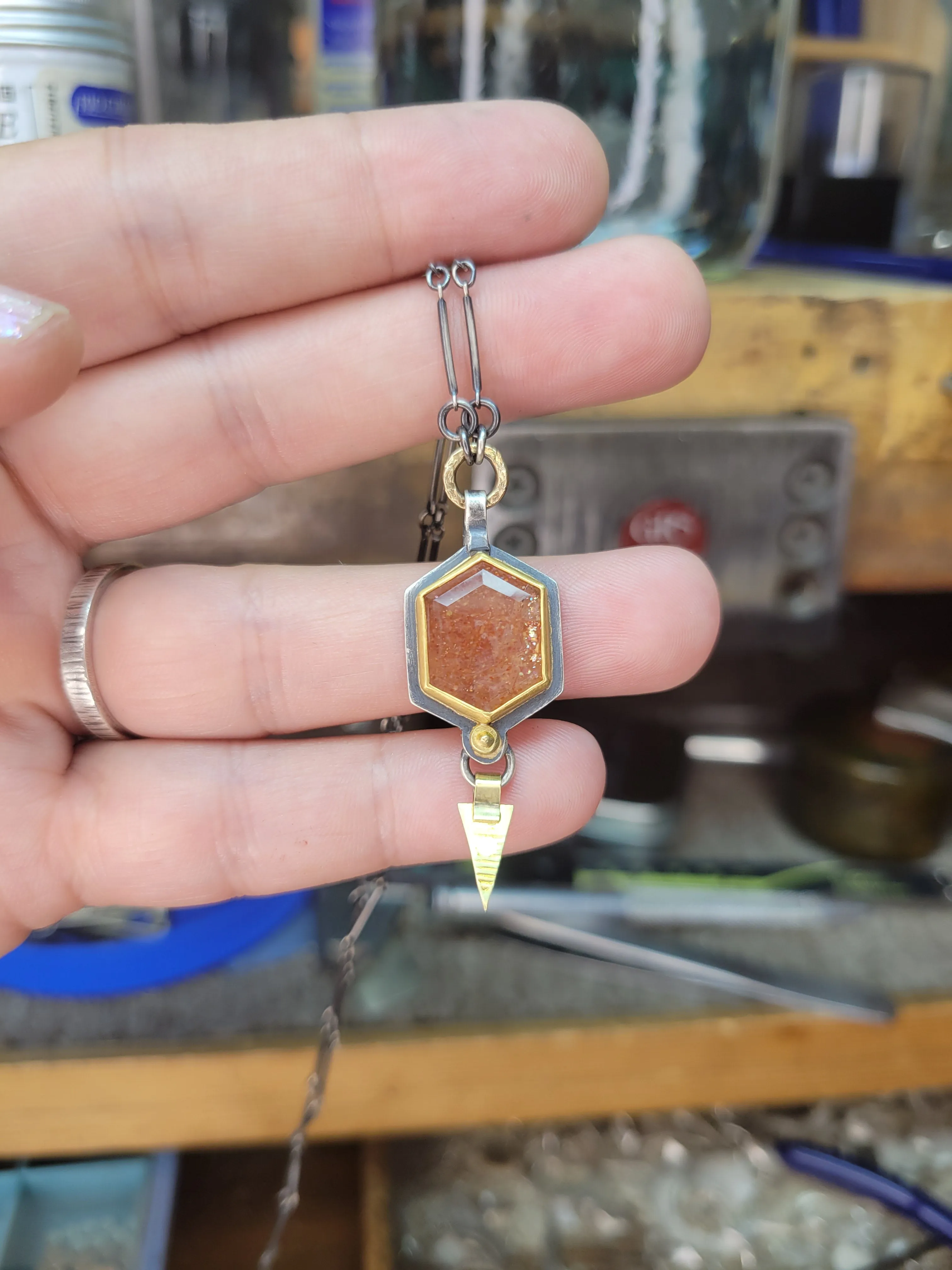 Sunstone Necklace