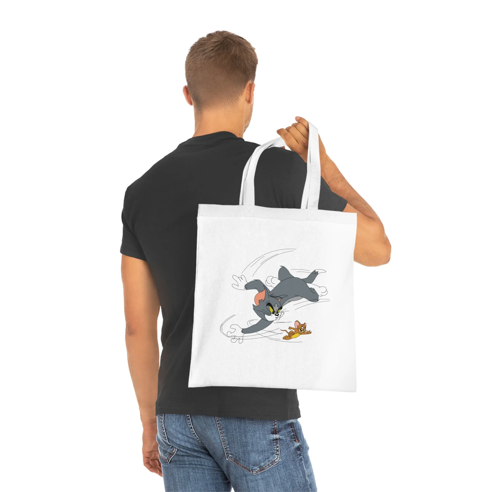 Tom and Jerry- Chase me if you can: Printed Tote Bag