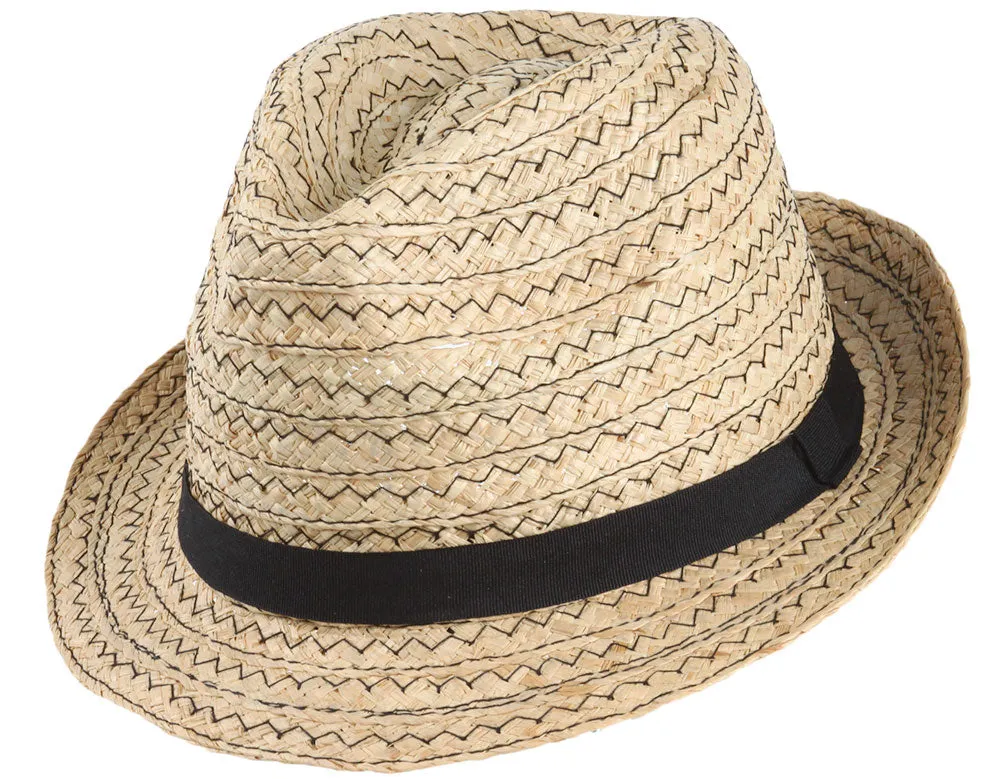 Tortuga Raffia Fedora