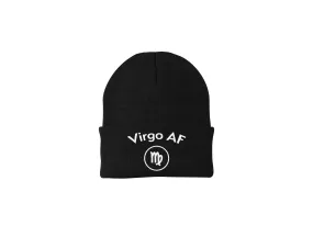 Virgo AF - Horoscope Embroidered Winter Beanie