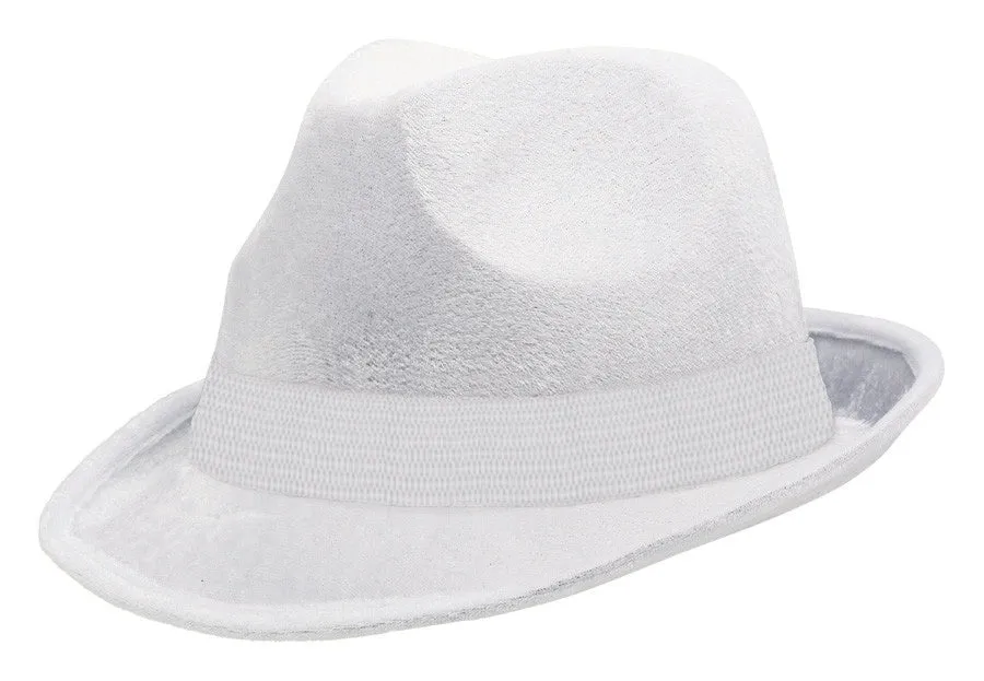 White Fedora Hat