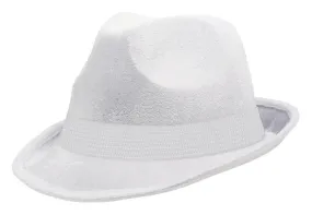 White Fedora Hat