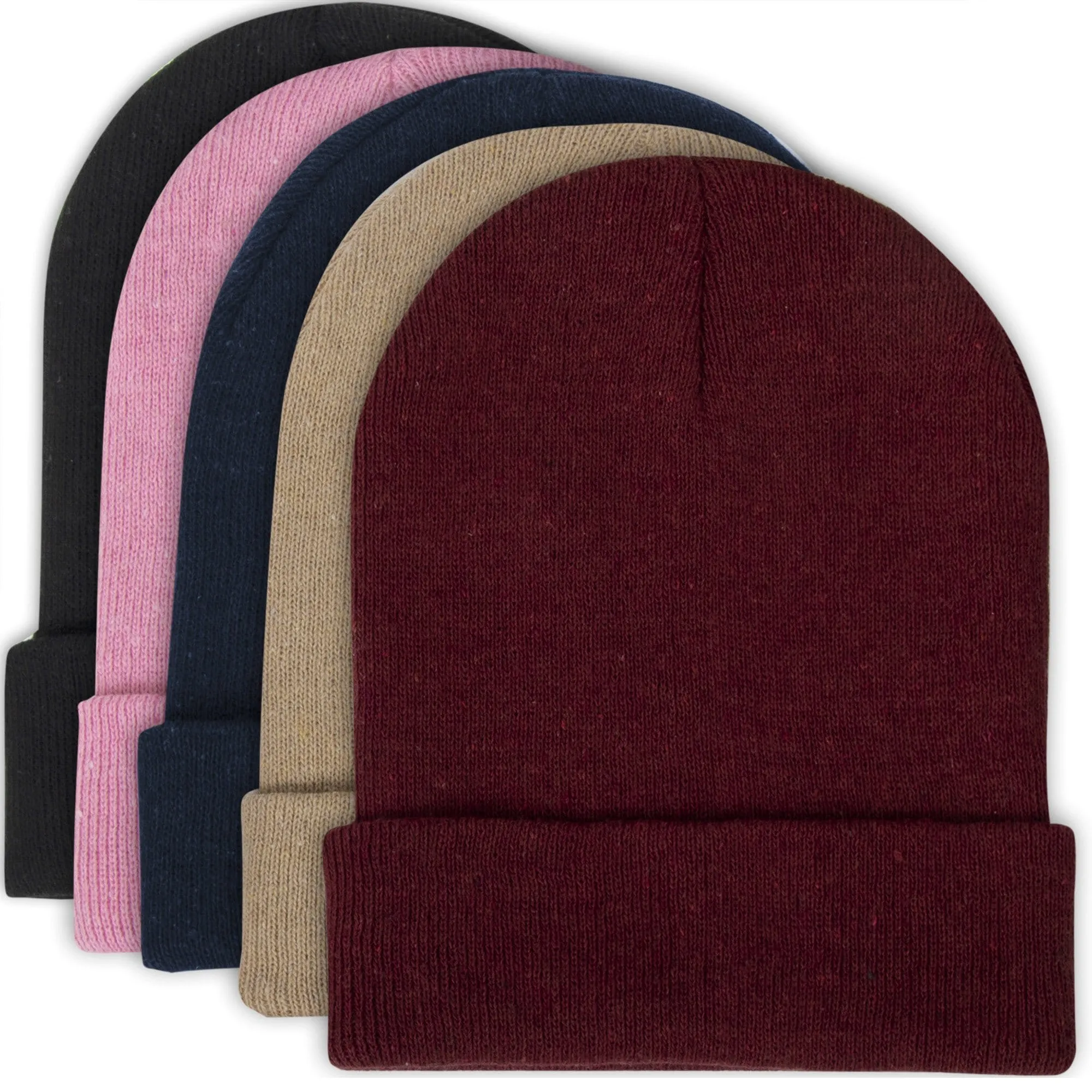 Women's Knitted Beanie – 5 Colors