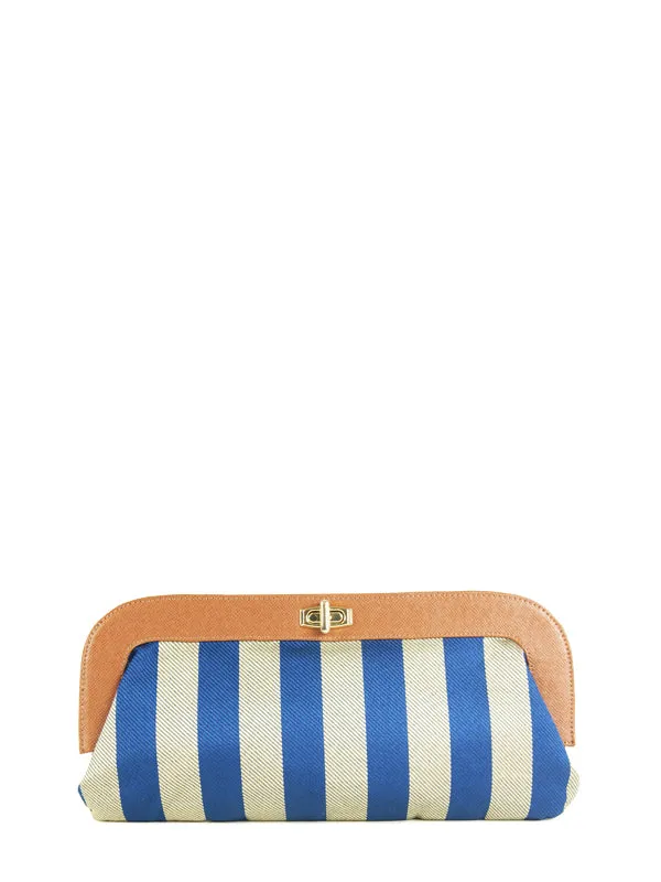 Woven Stripe Ivanka Clutch