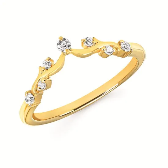 Yellow gold Stackable Ring